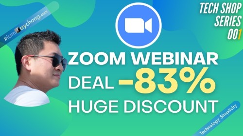 Zoom Webinar at USD 12.99 per month USD 792.12 SAVED per year Cheapest Ever Zoom Webinar Subscriptio