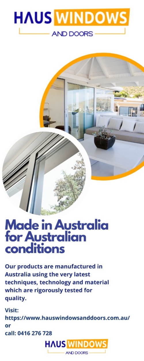 Haus manufactures high-quality windows and doors in the Adelaide, Adelaide Hills and Barossa regions.


http://hauswindowsanddoors.com.au/