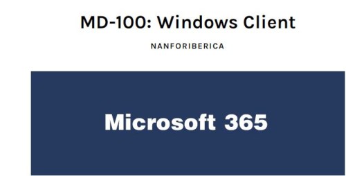 MD-100: Modern Desktop Administrator – Windows 10 cert prep Four Pack aligned to Azure Exam MD-100: Modern Desktop Administrator – Windows 10. Curso oficial de Microsoft y certificación MD-100. Este set de cuatro cursos está alineado con el Examen Modern Desktop Administrator Part 1, dicho set se compone de los siguientes cursos: Course MD-100T01: Installing Windows 10 Course MD-100T02: Configuring Windows 10 Course MD-100T03: Protecting Windows 10 Course MD-100T04: Maintaining Windows 10 Con esta formación, aprenderá a realizar las siguientes tareas técnicas: implementar Windows, administrar dispositivos y datos, configurar la conectividad, además de a mantener Windows. A su vez, estos cuatro cursos le preparan para obtener la certificación oficial MD-100.

https://nanfor.com/products/md-100-modern-desktop-administrator-windows-10-cert-prep-four-moc-pack-aligned-to-azure-exam-md-100-modern-desktop-administrator-windows-10